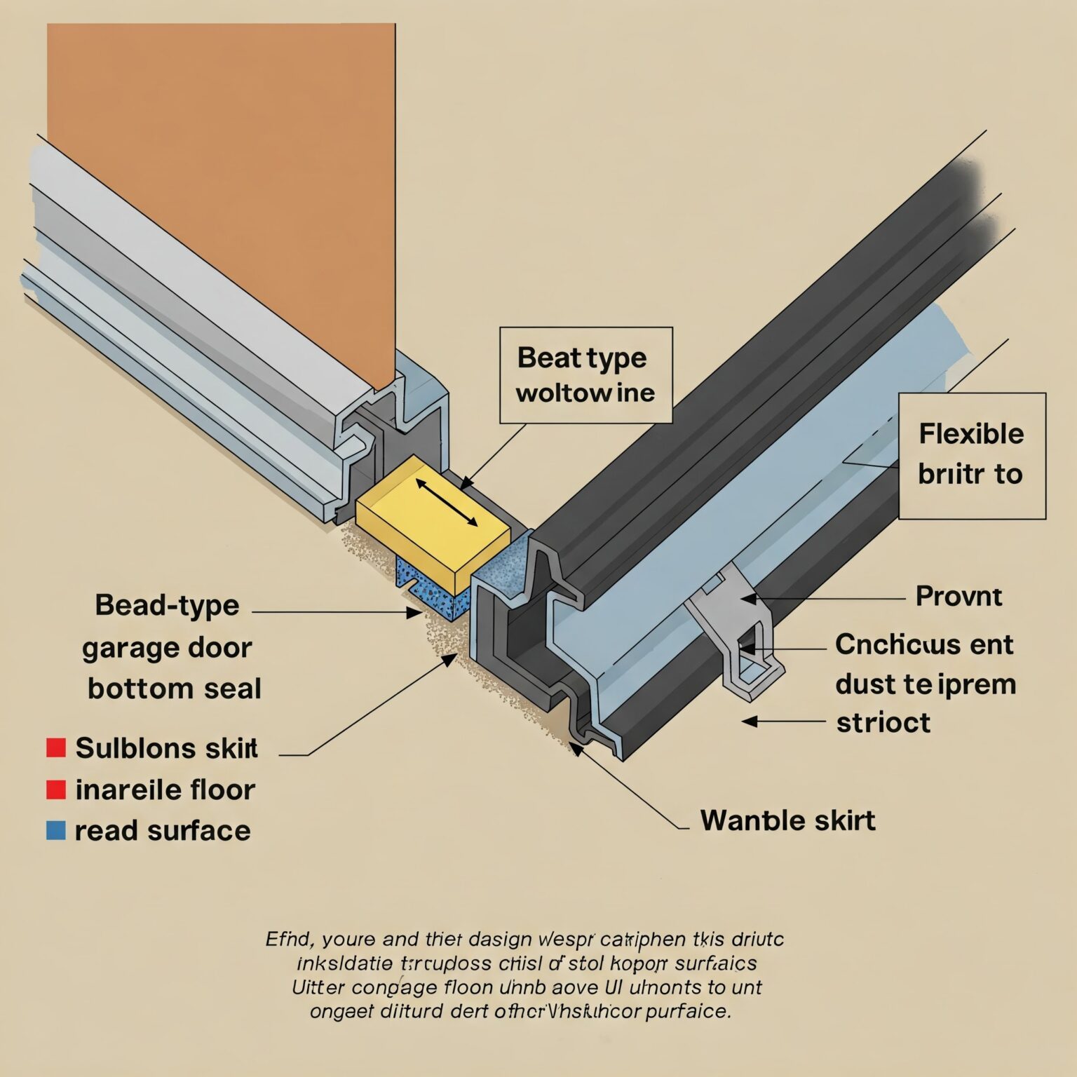 Ttype Garage Door Bottom Seal