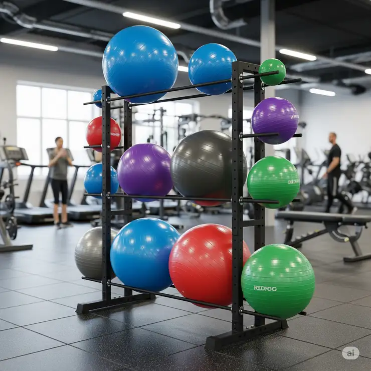15 Best Exercise Ball Rack Solutions That Will Transform Your Home Gym ...