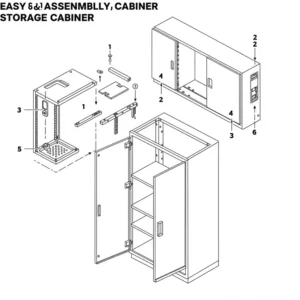 Functional storage cabinets in an office environment, ideal for filing and supplies.