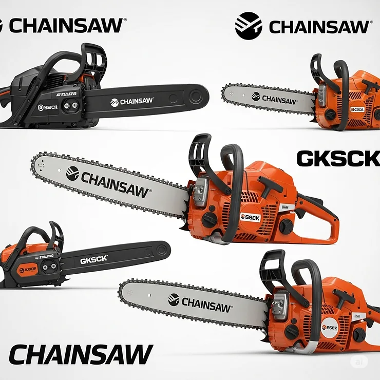 Overview of leading chainsaw brands with various models displayed, highlighting quality and performance.