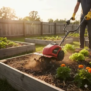 Comparing a heavy-duty gas rototiller with a quiet, zero-emission cordless electric model to find the best tool for your garden size.