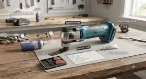 A simple maintenance checklist for beginners to keep their oscillating tool in good working condition.