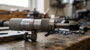 Close-up view of the depth adjustment dial on the best brad nailer overall